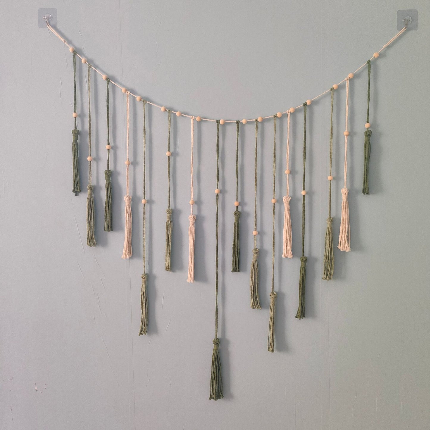 Boho Wandkleed met Bladontwerp | Handgemaakt | Black Friday 55% Korting